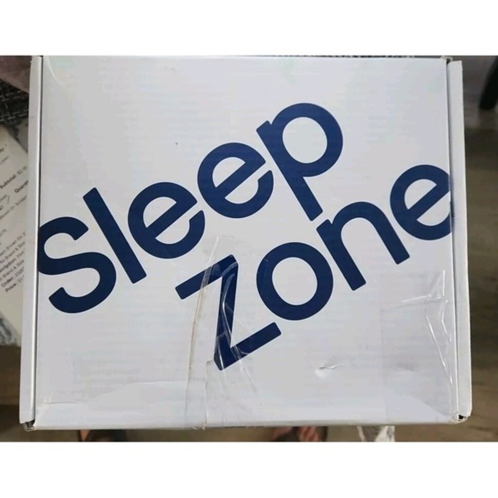 SLEEP ZONE Striped Cooling Queen Sheets Set 4 Piece  Super Soft Fitted Flat NAVY